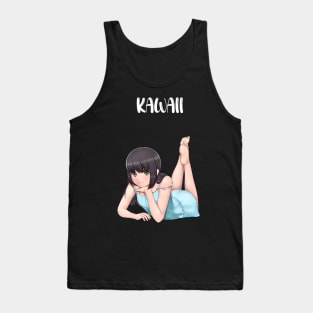 kawaii sleepover girl v2 Tank Top